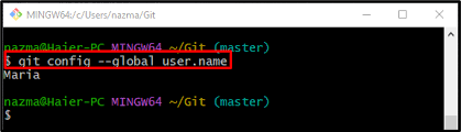 configuring user and pword with git bash