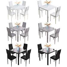 Modern Glass Dining Table And 2 4 Chair