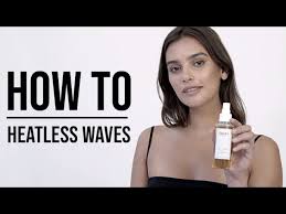 heatless waves with wave spray tutorial