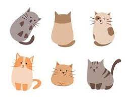 cat clipart vector art icons and