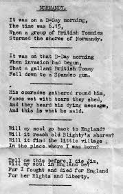 d day poems poetry largely about the