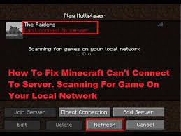 how to fix minecraft can t connect to