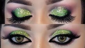 sparkly glitter eye makeup tutorial