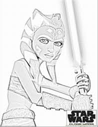 Download and print these star wars lego coloring pages for free. Clone Wars Asoka Coloring Page For Kids Free Star Wars Printable Coloring Pages Online For Kids Coloringpages101 Com Coloring Pages For Kids