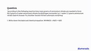 Ammonium Nitrate Nh4no3 Aq