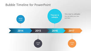 Bubble Timeline Powerpoint Template
