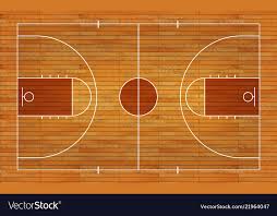 basketball court floor with line on