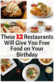 food on your birthday