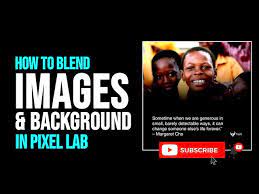 how to blend images with background in