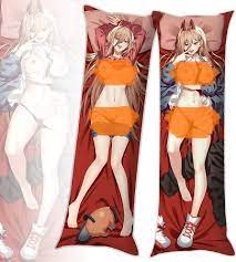 Amazon.com: Anime Chainsaw Man Role Power Uncensored Hugging Body Pillow  Case 59 x 20 Inches Double-Sided Printed Peach Skin Throw Pillow Cover  (Pattern_d) : Home & Kitchen