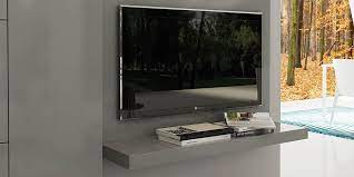 Simple Design For Gray Wall Mounted Tv