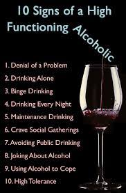 high functioning alcoholic 10 signs