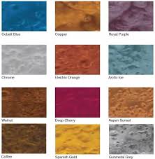 Color Charts Concrete Floor Coatings