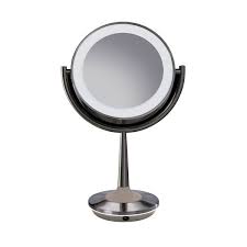 brookstone cordless illuminated mirror