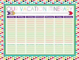 Free Printable Daily And Weekly Vacation Calendars Vacay