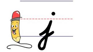It is a great visual tool that helps students understand how letter is placed on the lines. How To Write A Cursive Lowercase J