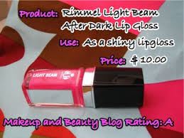 rimmel light beam after dark lip gloss