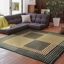 rush tatami rug carpet ukyo blue made