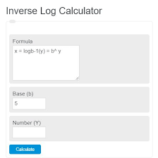 Inverse Log Calculator Calculator Academy