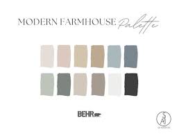 Modern Farmhouse Color Palette Behr