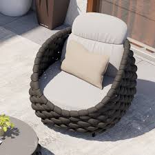 Tatta Modern Outdoor Sofa Chair Woven