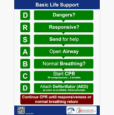 Details About Emergency Signs Resuscitation Chart Drsabcd