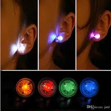 2020 Hot Light Up Led Bling Ear Studs Earrings Ear Rings For Dance Party Disco Costume Accessories From Juxl 17 7 Dhgate Com