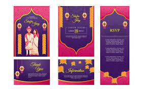design an indian wedding card