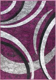 purple rug carpet mat modern geometric