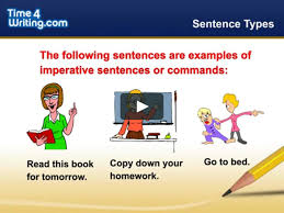 In these sentences the subject is usually you mostly in the implied form. Imperative And Exclamatory Sentences Time4writing Com On Vimeo