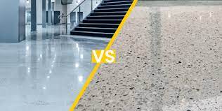 terrazzo vs polished concrete what