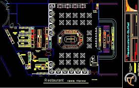 Buffet Restaurant With Floor Plans 2d