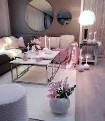 gray and pink living room hot 59