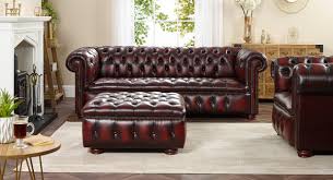 leather chesterfield sofa leather