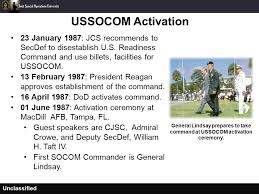 United States Special Operations Command Ussocom Ppt