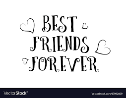 best friends forever love e logo