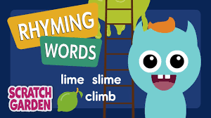 rhyming words monsters learn english