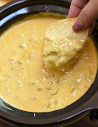 slow cooker beef queso dip the recipe pot