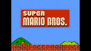 Logo for the 2006 video game ''new super mario bros''. Super Mario Bros Logo Youtube