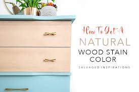 How To Get A Natural Wood Stain Color