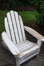 saving our wood adirondack chairs with