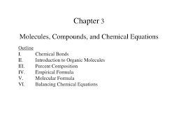 Ppt Molecules Compounds And