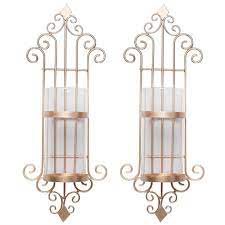 2 Pcs Wall Sconce Candle Holder