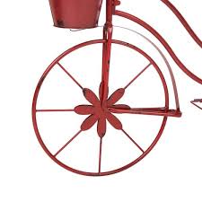 Red Bicycle Planter
