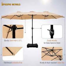 15ft Large Size Patio Umbrella Outdoor