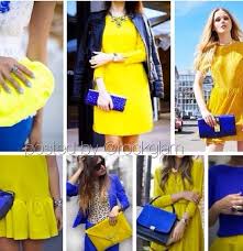 All orders are custom made and most ship worldwide within 24 hours. Yellow And Blue Outfits Blue Dress Outfits Yellow Outfit Blue Outfit Winter