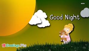 good night baby greetings images