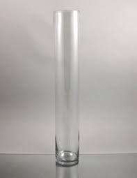 Glass Cylinder Vase 24 X 4
