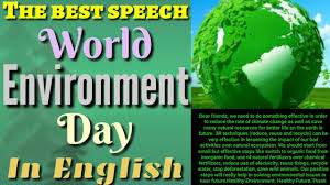 World environment day is celebrated worldwide on june 5 every year. World Environment Day Speech In English For Students Youtube