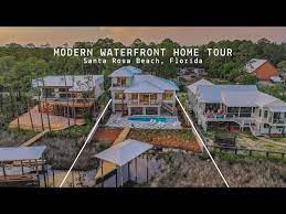modern waterfront home tour in santa